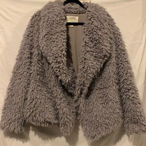 Fluffy jacket!